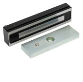 Электромагнитный замок AccordTec ML-200K Premium Black с уголком