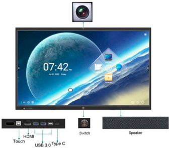 Интерактивный дисплей InfoClear IC-U6535WB