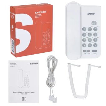 Телефон проводной SANYO RA-S108W