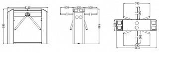 Турникет-трипод TEMID TS2211 Pro